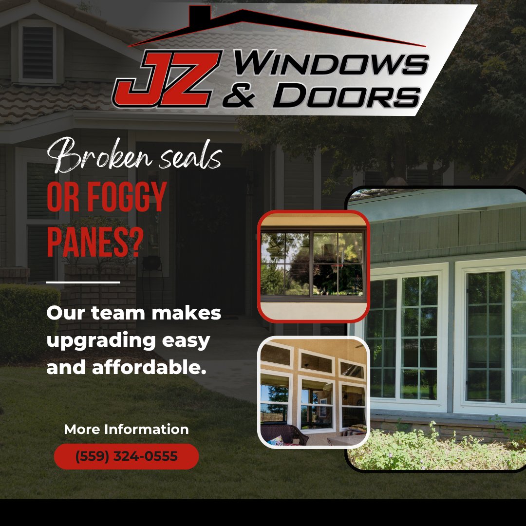 Jzwindowsandoor's tweet image. Broken seals or foggy panes? 😕 

Those are signs it’s time for a replacement. 

Our team makes upgrading easy and affordable.

💨 Request a quote: 
      jzwindowsdoors.com

💬 Share if you’ve noticed fog between your glass!

#WindowReplacement #HomeComfort