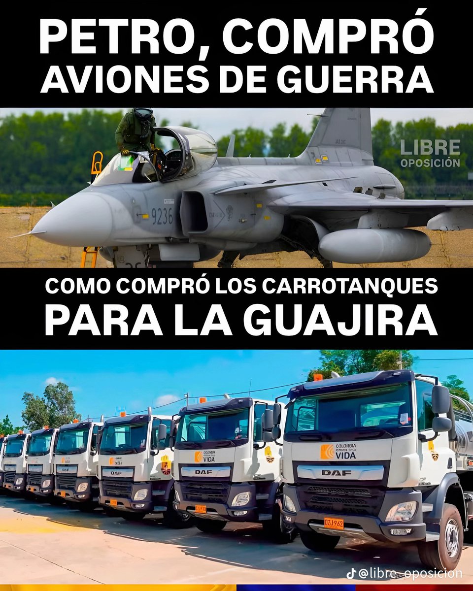 Rincon001A's tweet image. Ustedes creen que Gustavo Petro y Verónica Alcocer están robando en la compra de los aviones suecos ?

Si ♥️
Pero, por supuesto 🔁