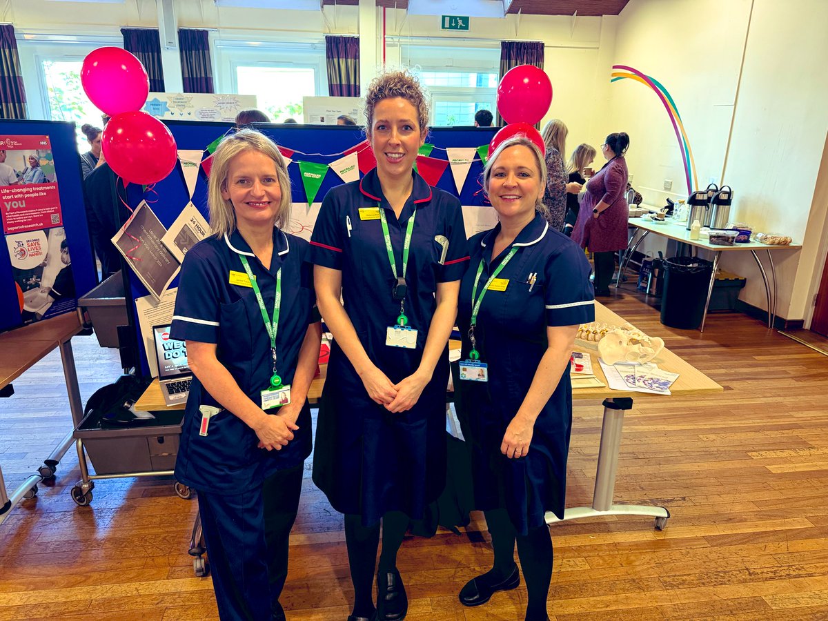 The Haematology Clinical Nurse Specialist team at today’s <a href="/TheCountessNHS/">Countess of Chester Hospital NHS Foundation Trust</a> Showcase.  A wonderful afternoon showcasing our service and the Specialist Nurse role 🩸