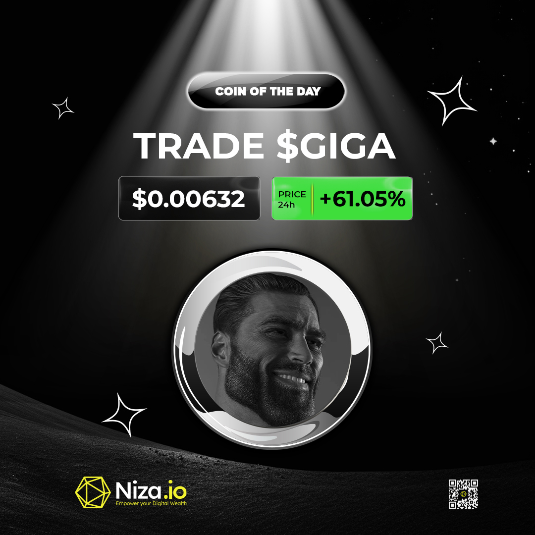 nizacoin's tweet photo. π COIN OF THE DAY on #Niza.io π
π₯ $GIGA : $0.00632 | +61.05% @gigachad_meme
Join the #Niza.io community and capitalize on the latest trends today. π
#Coinsofday #Niza #gigachad #memecoins https://t.co/9DLB0kGfMN