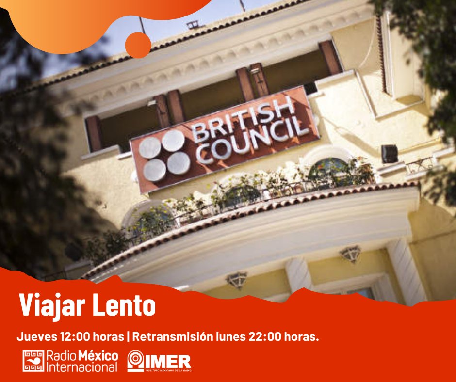 Es jueves de #ViajarLento🛤, hoy conoceremos una de las instituciones culturales más importantes de Reino Unido, el British Council🇬🇧 ¿Qué es lo que realizan? ¿Cuál es su objetivo?   Conoce más en la entrevista con Darren Coyle director general del British Council 12 h | #RMI