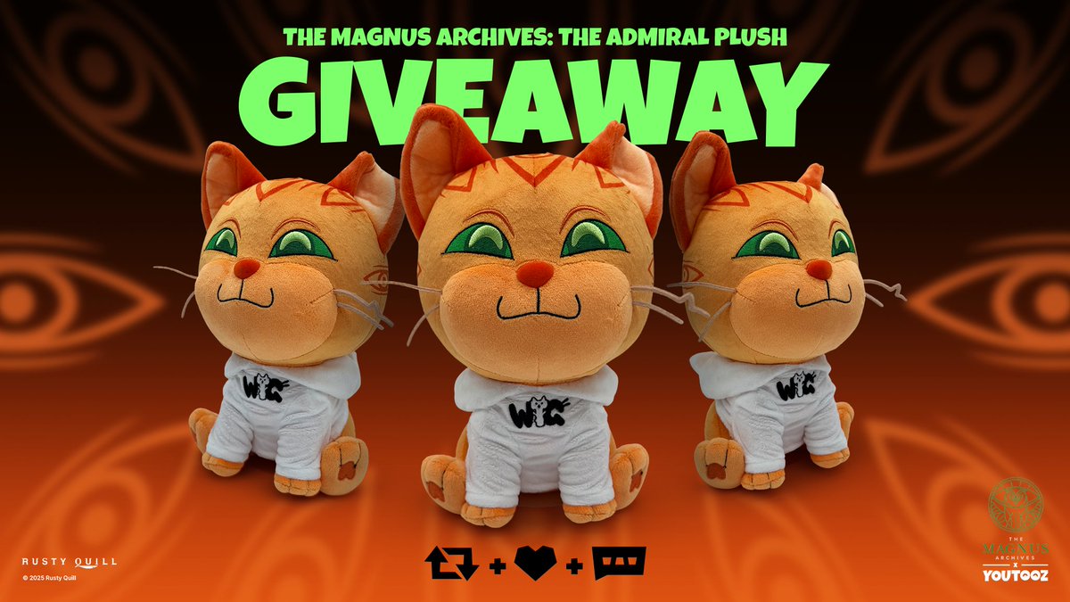 TheRustyQuill's tweet image. Comment and follow @youtooz for a chance to win a plushie of The Admiral, dropping on Nov 24th. Our partners at YouTooz will pick a few winners from the comments!