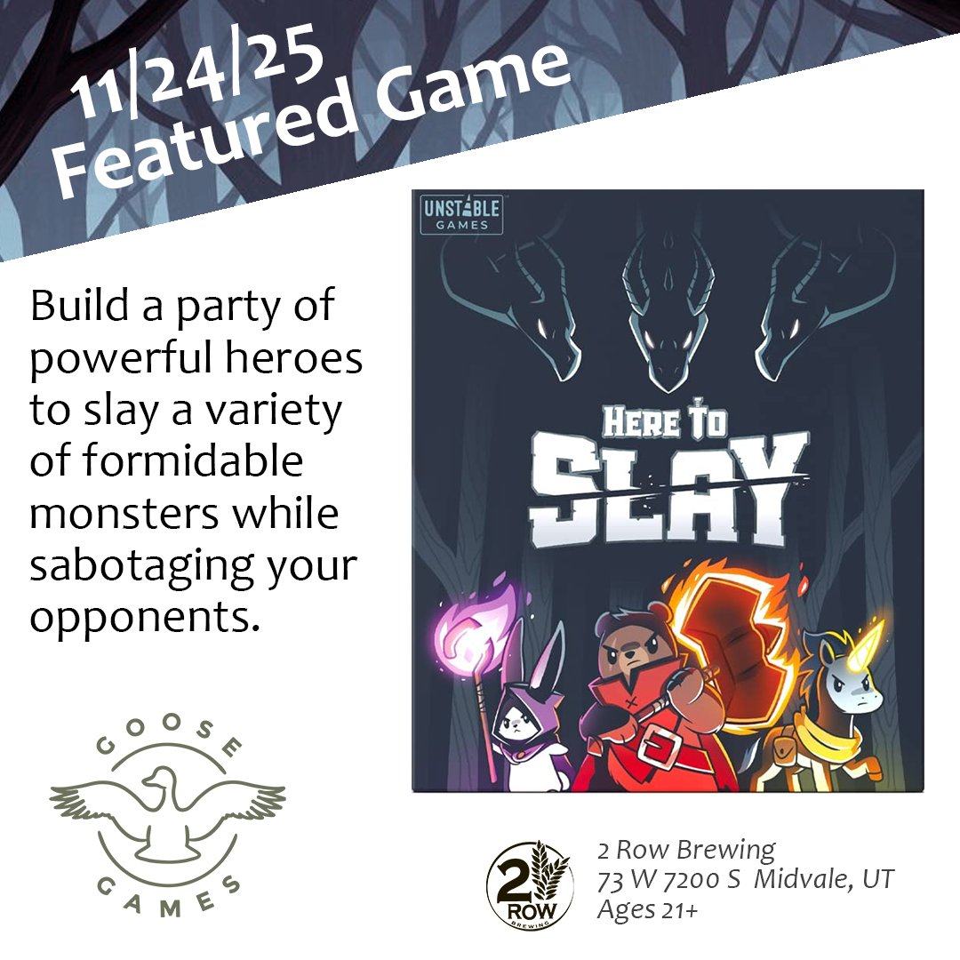 Goose Games SLC tweet media