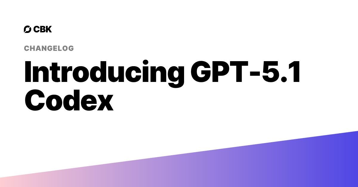 ChatBotKit's tweet image. Exciting news! ChatBotKit now supports GPT-5.1 Codex, an enhanced model optimized for software engineering with expanded context windows and improved performance! chatbotkit.com/changelog/intr…

#gpt5 #codex #ai