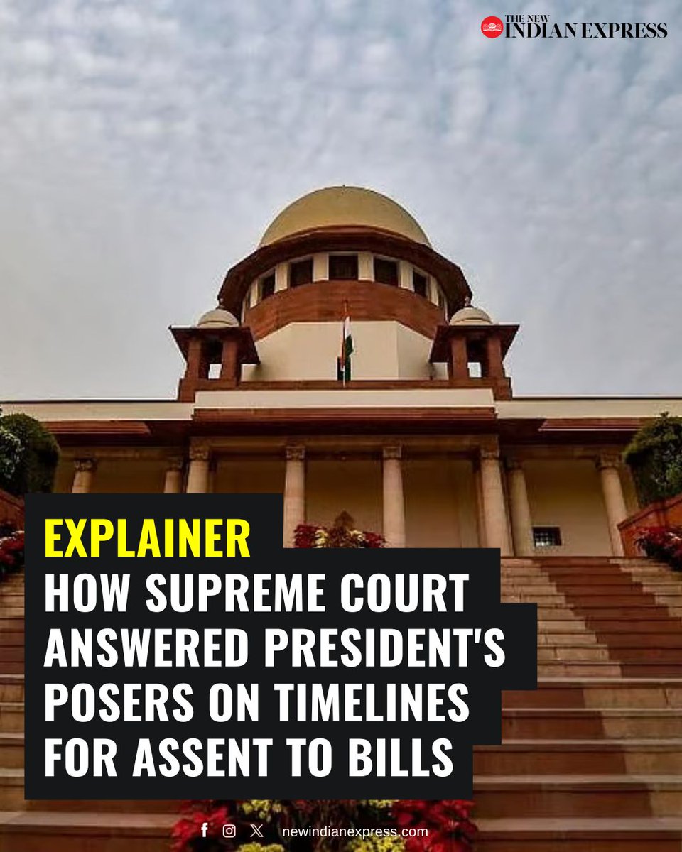 EXPLAINER | Answering a reference from President Droupadi Murmu under Article 143, the Supreme Court on Thursday held that it cannot impose timelines on the President or Governors for granting assent to Bills under Articles 200 and 201.
The reference placed 14 questions before