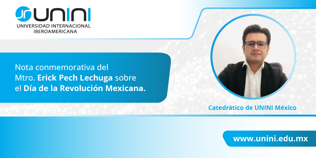 🇲🇽 Reflexión del Mtro. Erick Pech Lechuga sobre cómo la Revolución Mexicana transformó la vida social, política y económica de México. Un símbolo de identidad y lucha. ✨

👉Más detalles: fnbr.es/cwt