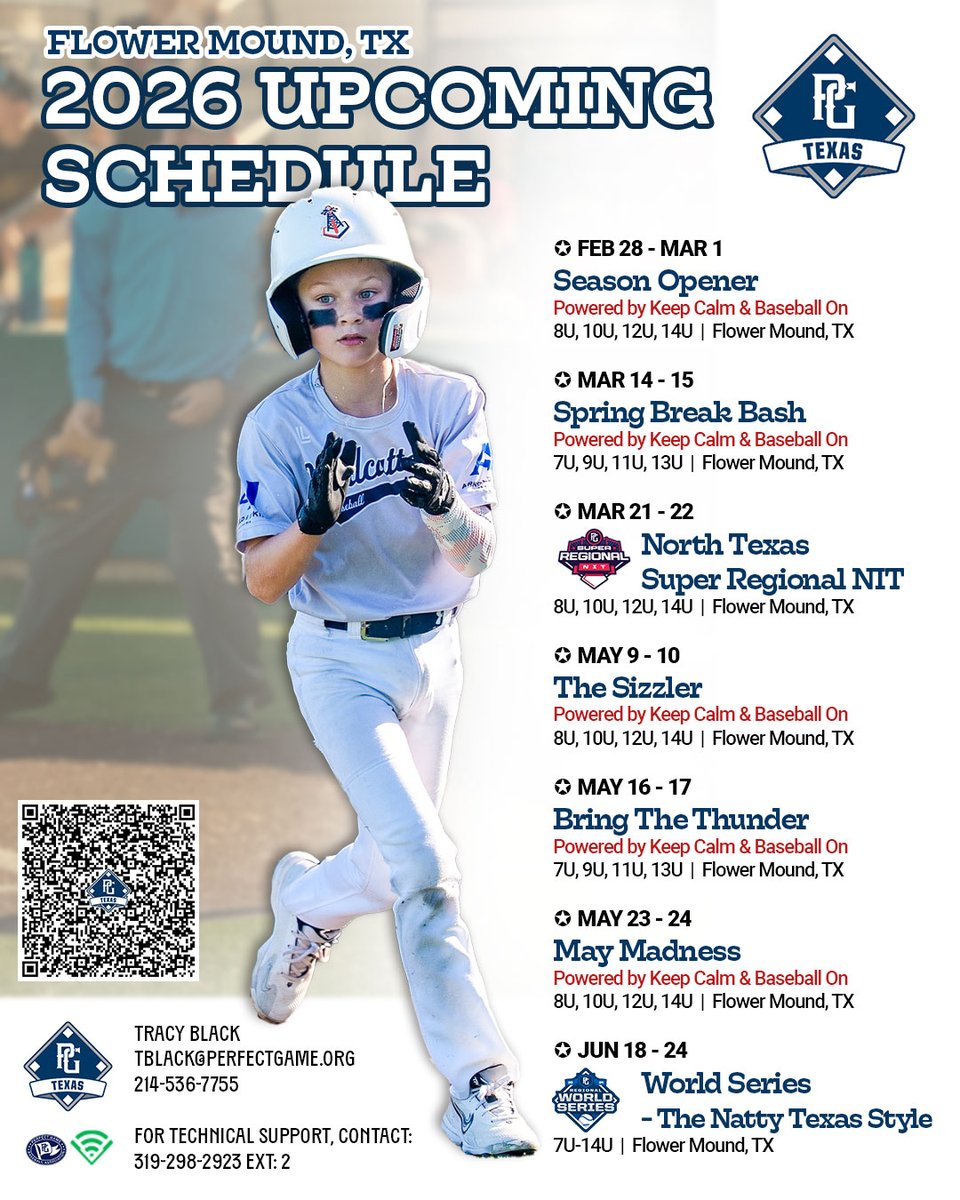 KeepCalmandBBON's tweet image. Did you hear?!? Registration is open for Spring 2026 Tournaments! Everything is in one spot. ✅ Just click, register, &amp;amp; you’re done. 👉 Head to keepcalmandbaseballon.com/tournaments to lock in your spot. #PerfectGameTexas #SpringBaseball #FortheKids #LittleKidsBaseball #KeepCalmandBaseballOn