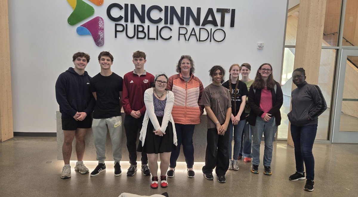 Our FYRE students had an incredible visit to Cincinnati Public Radio! They got to explore studios, learn about story telling and production, and see how research brings community-focused programming to life!