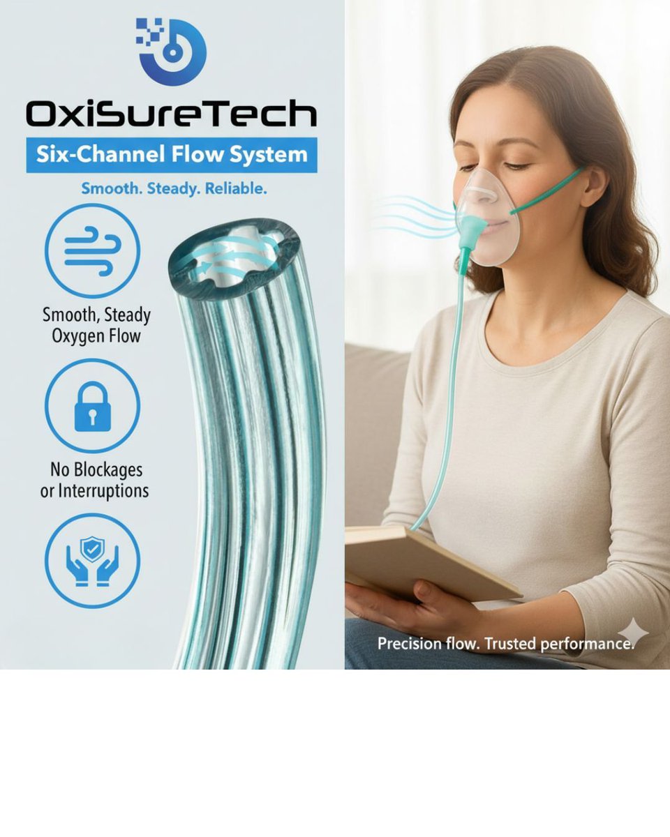 oxisuretech's tweet image. Smooth. Steady. Reliable.
 Our six-channel flow system is designed for consistent performance and everyday comfort. 🌬️
 Get yours: amazon.com/dp/B0FCNB58CF

#OxiSureTech #SixChannelSystem #ReliableFlow #HomeOxygenSupport #CaregiverLife #MedicalSupplies #SteadyPerformance
