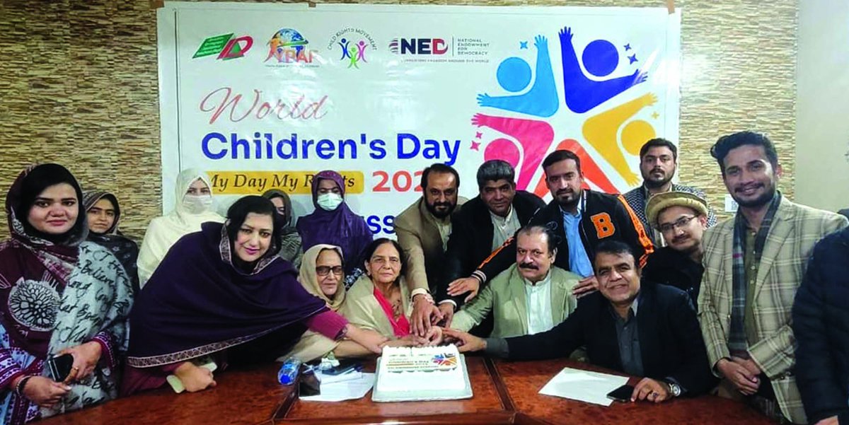 Hosted an inspiring World Children’s Day event in Quetta with Aid Balochistan &amp; Child Rights Movement Balochistan. Participants pledged to uphold children’s rights under this year’s theme, My Day, My Rights.
#ChildrensDay
#ChildrensDay2025
#HappyChildrensDay