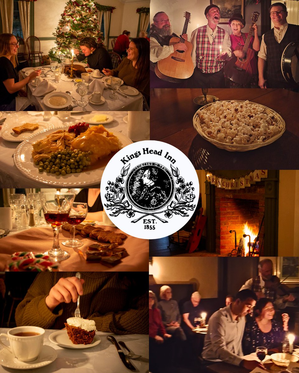 CREDIT : Kings Landing
Enjoy a delightful Christmas evening at the King's Head Inn! Our dinners start this Friday, November 21 
Remember – bookings close 72 hours prior to a dinner or when sold out. Book today! -> fareharbor.com/.../items/6733…...