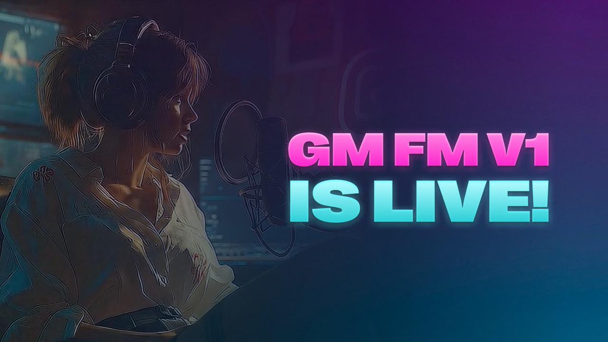 JoeXmeta's tweet photo. GM FM isnβt just another crypto project itβs the beginning of a new media era powered by AI + real-time intelligence.
@gmfmxyz + $RADIO for the #Amplifi contest.
Letβs break down why this is about to MELT faces π https://t.co/mUj5tMyddY