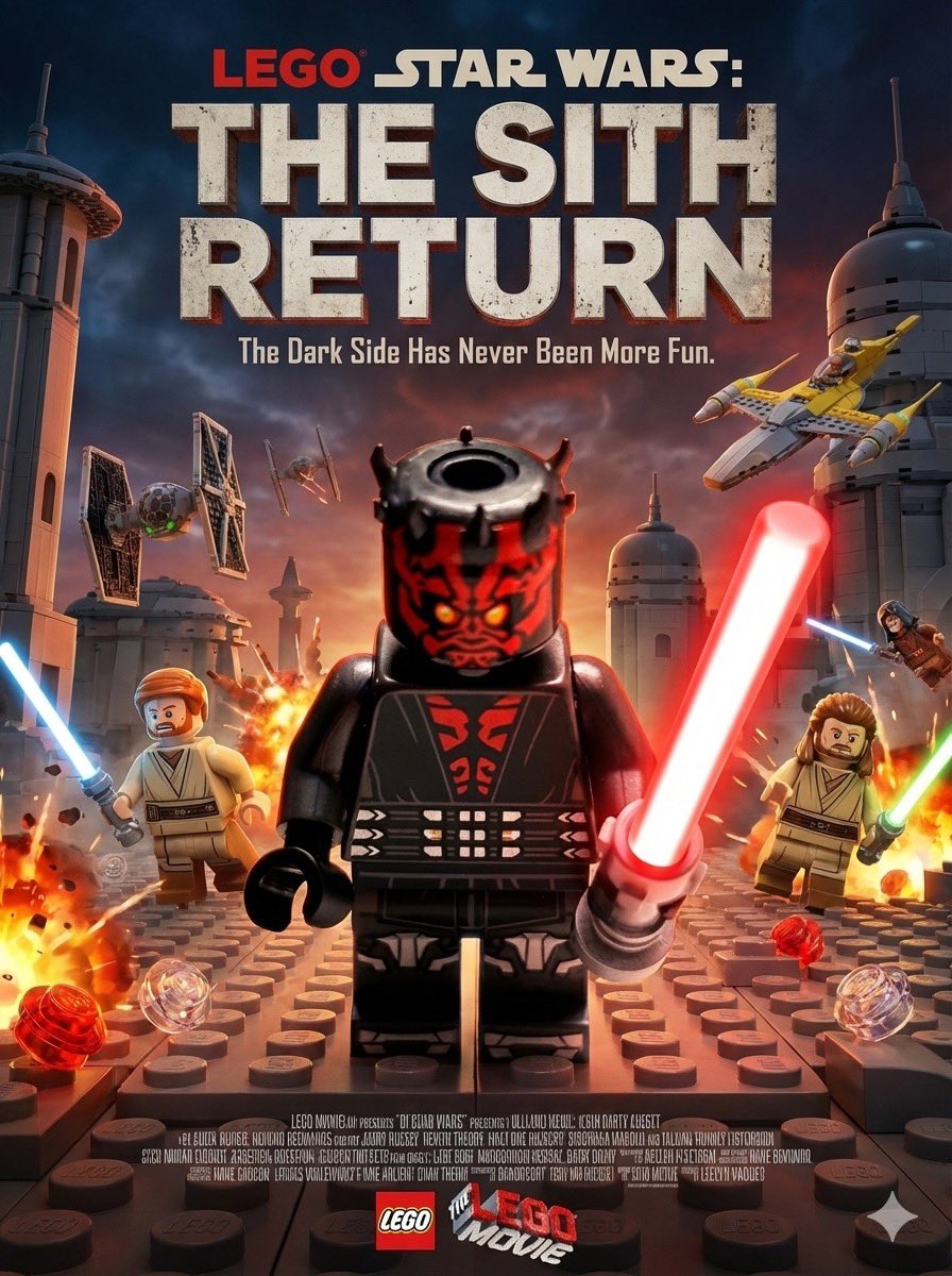 Banana pro ile ilk denemem ve gerçekten efsane sonuç. Evdeki Lego figürlerden birinin resmini çektim. Ve bunu yazdım: ‘Bu görseli , Lego film afişine çevir. Gerçek bir Lego film afişi gibi olsun. Hollywood film afişi kalitesinde. Uygun bir Başlıkta yaz’