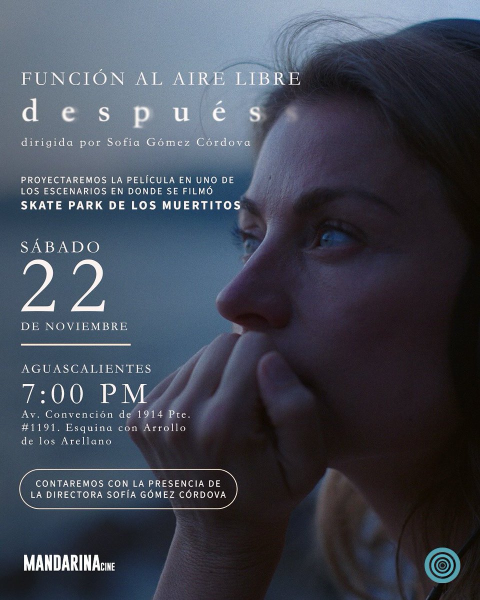 _AmbaRdz_'s tweet image. SE VIENE UNA FUNCIÓN ESPECIAL EN AGS
Y ESTOY MUY FELIZ POR QUE TENEMOS RESERVACIONES AGOTADAS Y LA PRESENCIA DE LA DIRECTORA 😍😍😍
LA FUNCIÓN ES UN SKATE PARK QUE FUE LOCACIÓN
#AGUASCALIENTES @mandarinacine