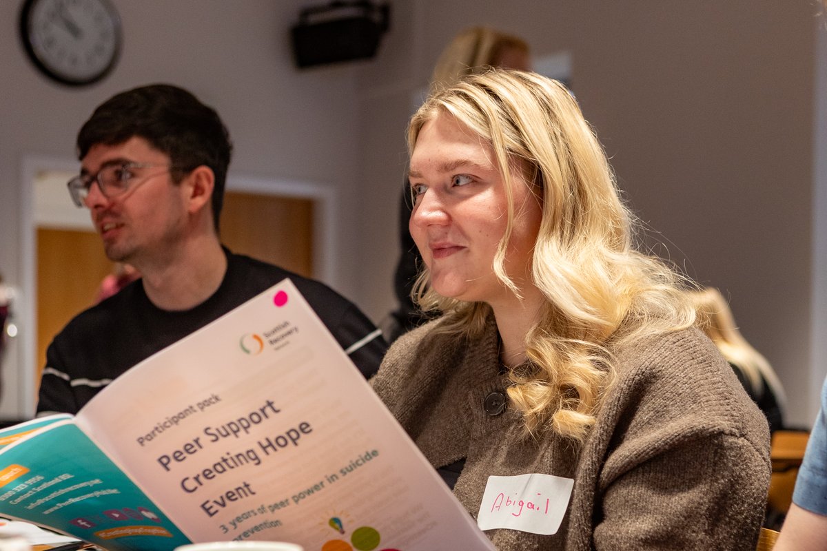ScotRecoveryNet's tweet image. More photos from our Peer Support Creating Hope national event last week where we launched our new report:

Creating Hope with Peer Support
3 years of peer power in suicide prevention

bit.ly/CHPSPeerPower

#CreatingHopeTogether #PeerSupport