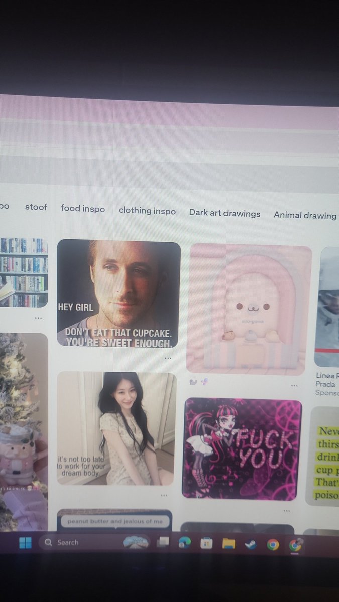 Theres lowkey nothing more annoying than seeing ed Pinterest when you're not in the mood
