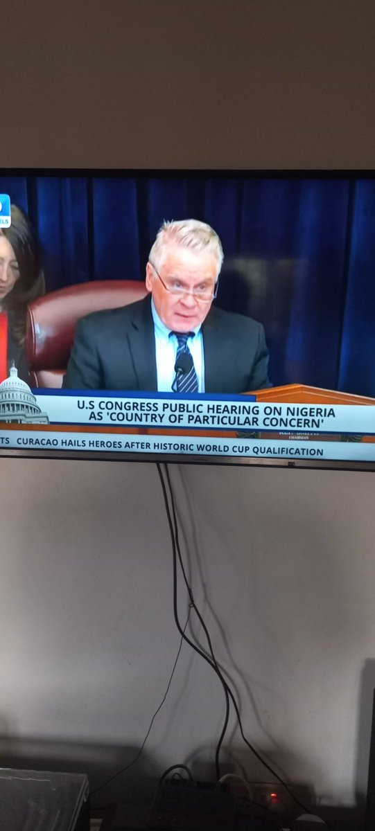 oluremisonaiya's tweet image. Watching this event live on @channelstv, one can&apos;t but wonder: Why is the US Congress more concerned about the killings in Nigeria than we ourselves are? Why are they the ones asking the questions we won&apos;t ask? Why hasn&apos;t there been a public hearing organised by our @nassnigeria?