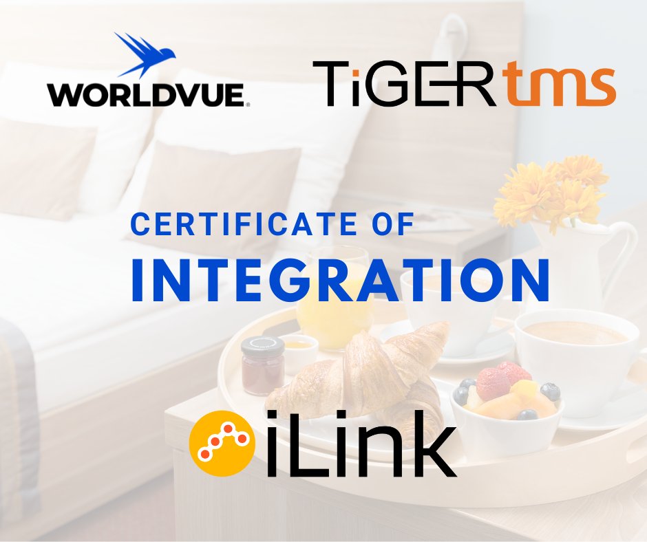 tigertms's tweet image. WorldVue has integrated leading middleware #iLink into their global technology stack. This collaboration strengthens their ability to deliver seamless guest experiences, enhanced property operations &amp;amp; next-generation network services across hospitality lnkd.in/g5xaaT6g