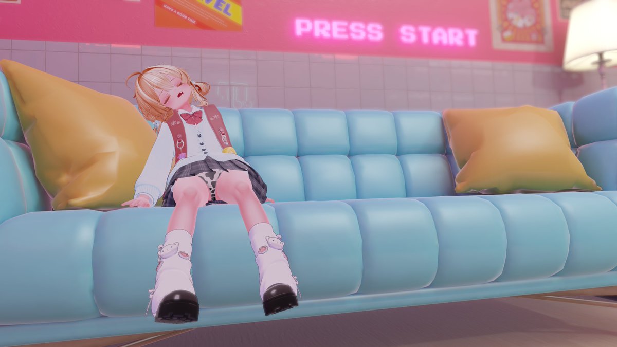 GitariVRC's tweet image. 無防備→PRESS START