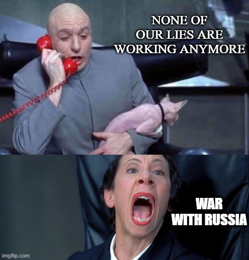 DarrenPlymouth's tweet image. When the lies stop working, war is their final solution.