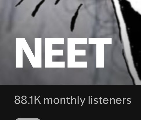 Thank you for 88k monthly listeners. 

Those who know. Kek.
