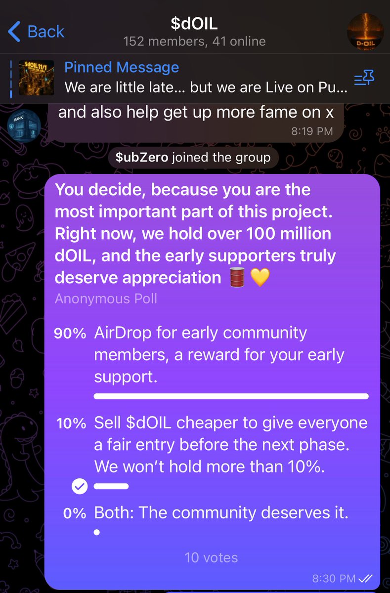 dOILpump's tweet photo. Join &amp; Vote now! 🛢️

https://t.co/Vj55LAIxW6

#dOIL #Solana #memecoin 
#Airdrops https://t.co/HKChxOohoM