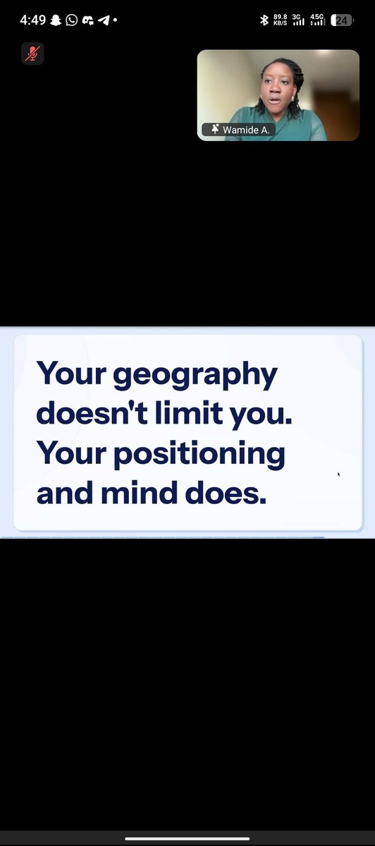 OmavuayeA79986's tweet image. Huge thanks to TS Academy, my sponsor Eric Gugua, and Wanide A. for today’s Zoom class on :Building a sustainable tech career&apos;. It was Insightful, inspiring, and full of practical guidance. I&apos;m truly grateful for this opportunity!
#TechTalks 💻 #CareerGrowth 🚀 #TSacademy