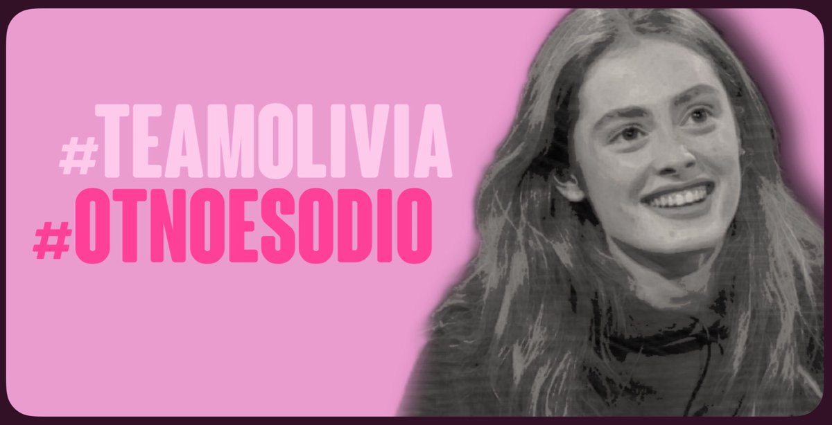 OliviaActual's tweet photo. Nos sumamos a la campaña #OTNOESODIO, iniciada por @NewsCrespo para fomentar el respeto en el fandom.

A las 22:00 sube una foto en blanco y negro de tu concursante favorito y comparte qué es lo que más te gusta de él o ella utilizando el hashtag.

 #TeamOlivia #OTDirecto20N https://t.co/uAKONCWdlT