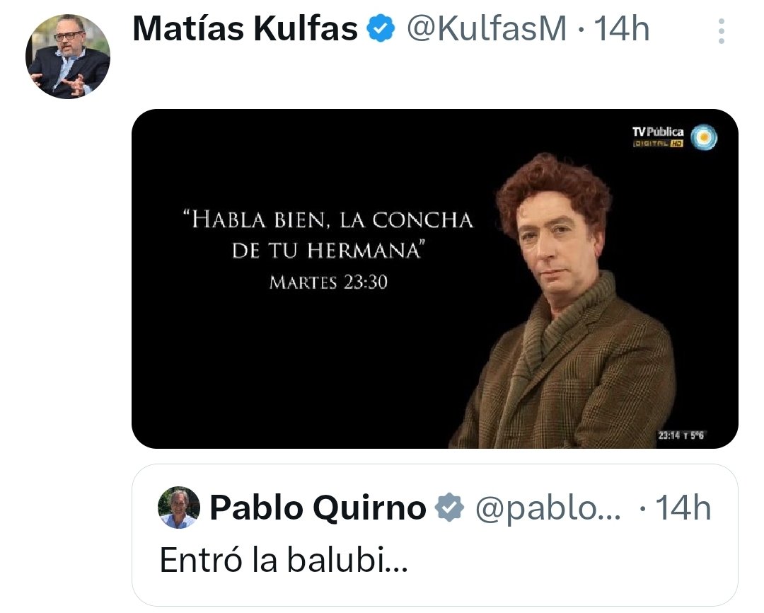 Por suerte el intercambio político argentino es cada vez más elevado.
Ponele...