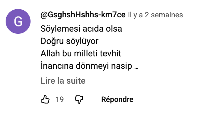 💬 Halk Gerçeği Görüyor

29 Ekim videosuna gelen onlarca yorum ortada:

• Toplumun ekseriyeti, Kemalist eğitim gibi Kemalizm ideolojisini de benimsemiyor.
• Tevhide çağrıyı sahipleniyor.
• Halis Bayancuk Hoca’nın söylediklerinin toplumda güçlü bir karşılığı var.

Bu yüzden