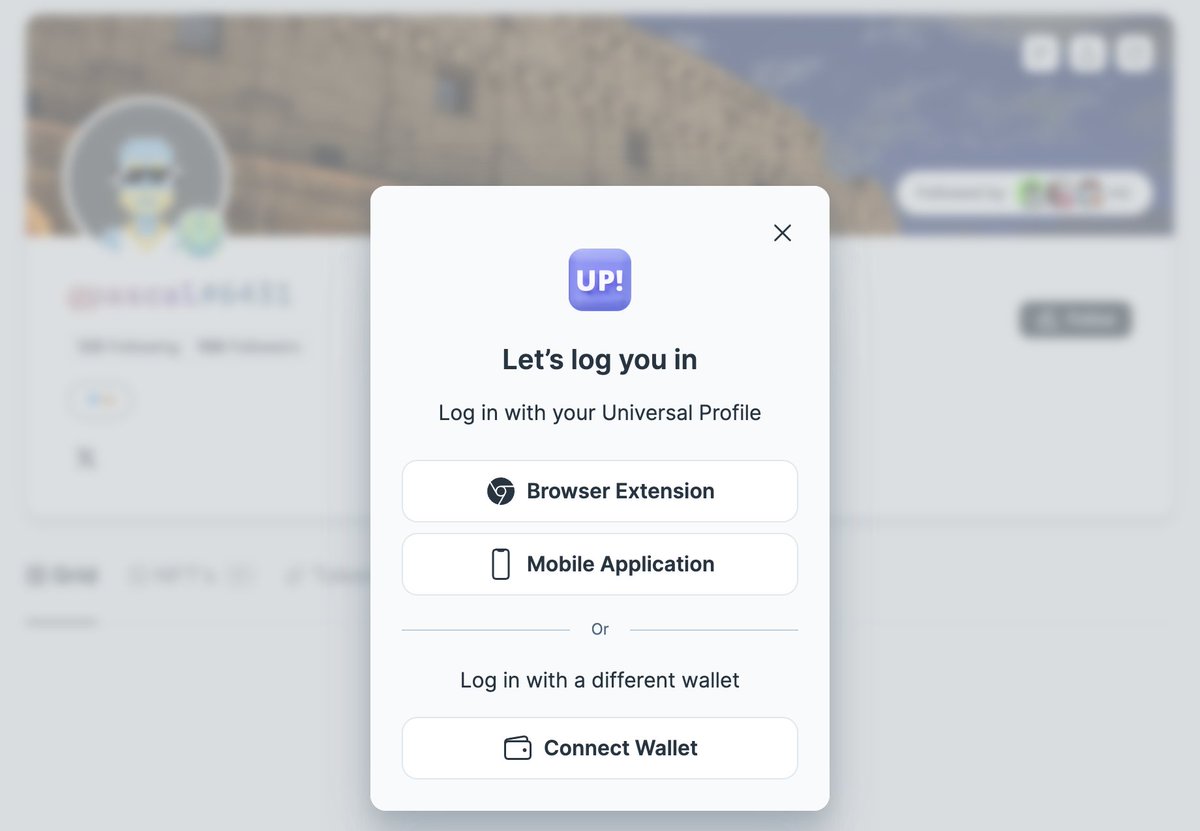 Pascal0420's tweet image. In case you didn’t know👇🏻
If you want to connect to UE from another device but still use your phone to sign transactions, just click ‘Mobile Application’ instead of ‘Browser Extension’.
Never thought about it, maybe I’m not alone😅
Thanks to @natashalfawn for the tip!