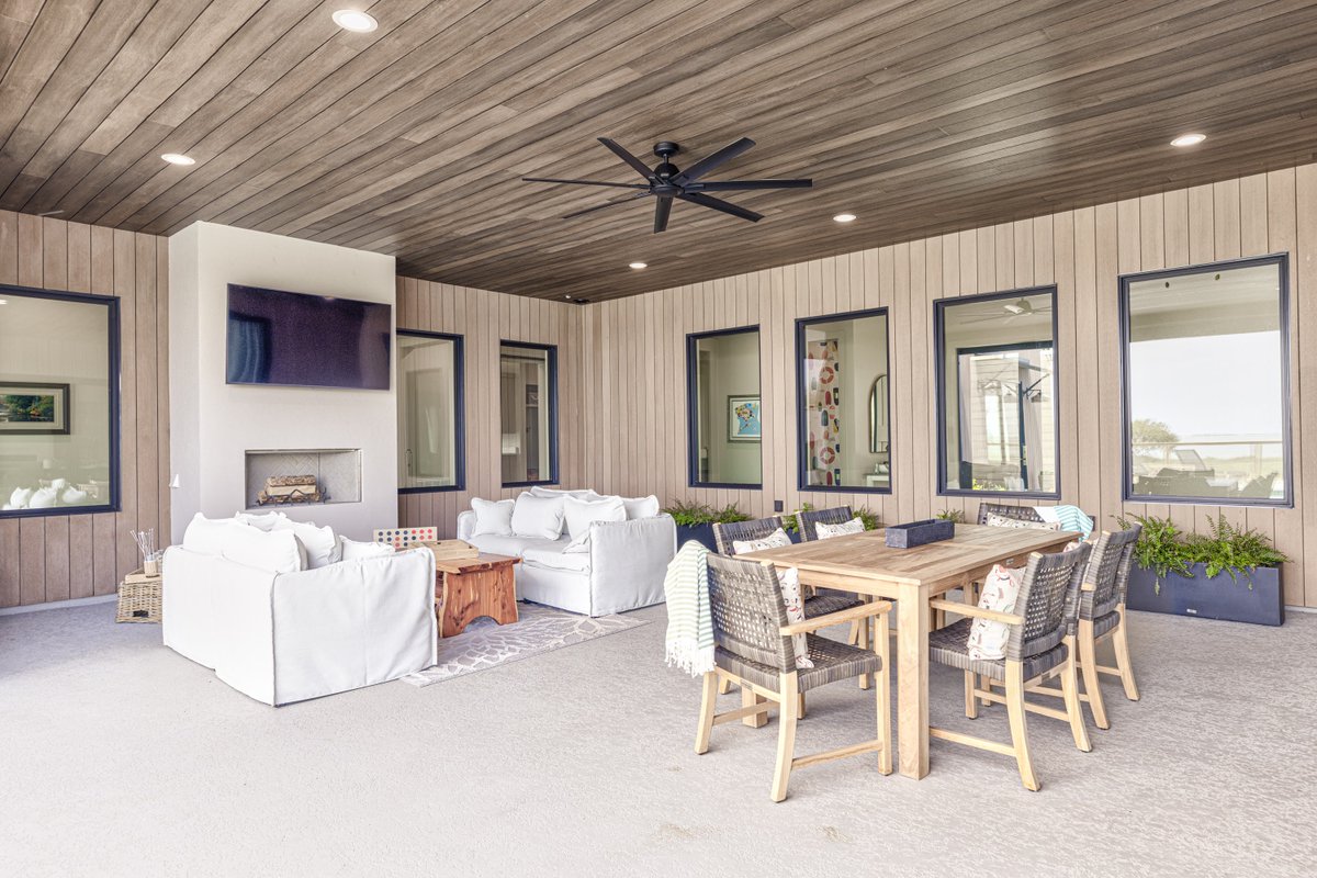 Check out this beautiful backyard in 📍Seadrift, Texas. Röhe Builders used ACRE shiplap from Masons Mill in the PPG stain Amory. The 6-1/4 inch coverage with a 1/4 inch gap creates clean lines, and the embossed wood grain face adds a natural look. 

Order a sample using the link