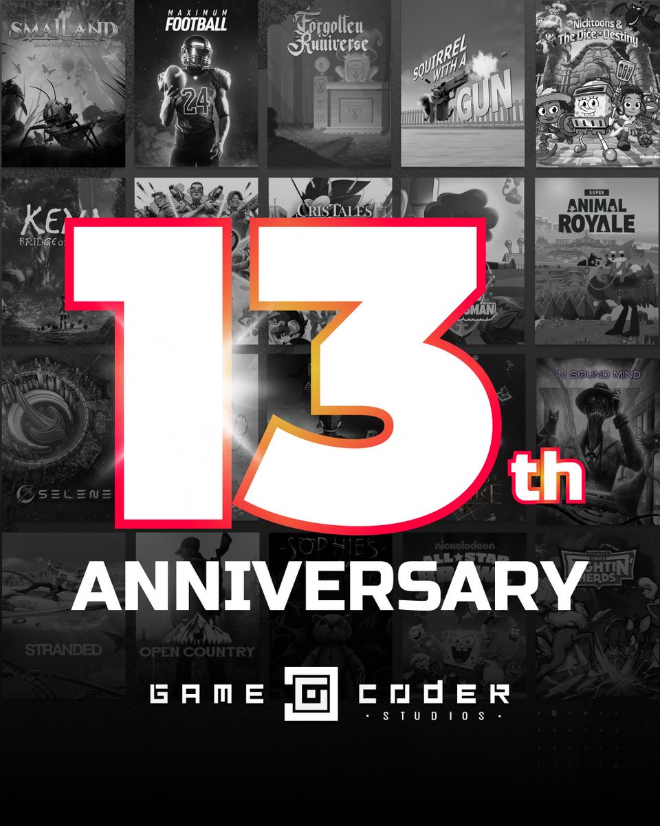 GameCoder_Team's tweet image. 13 años creando mundos.
Hoy celebramos otro nivel en nuestra historia: crecimiento, innovación y el trabajo de un equipo que lo da todo.
Vamos por más.