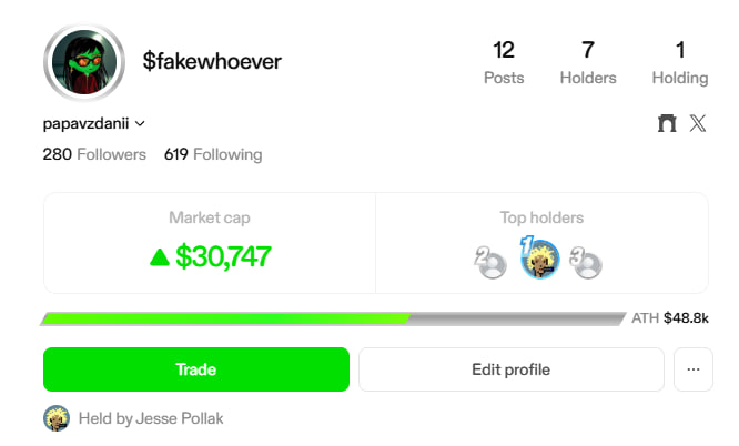 Wow, <a href="/jessepollak/">jesse.base.eth</a> just bought my creator token, kinda surprising to me!

It usually feels like my account is too small to be noticed, but on @Base everything works a little differently

Creators are really supported by the team and the community here — it’s amazing to me and I’m