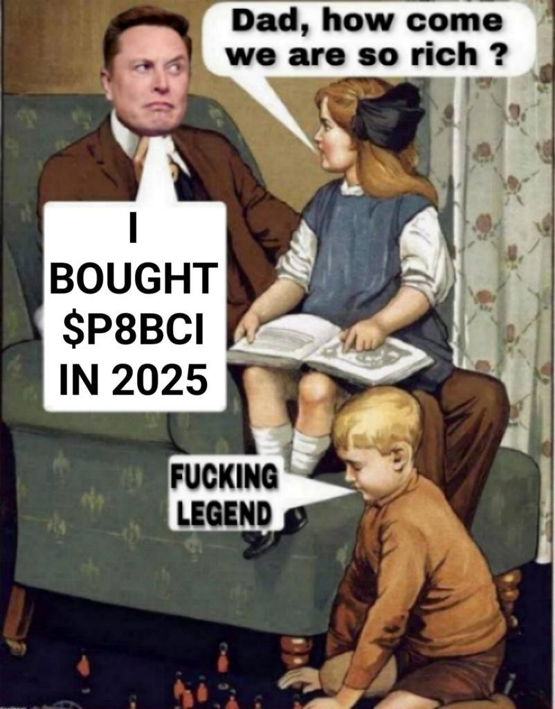 Get $P8BCI for 95% off this Black Friday week! Create a wallet for your mom and dad. Fill it with P8BCI for Christmas. It's better than buying them scratch-offs or socks. What do you get the parent that doesn't need anything for Christmas? I recommend a brand spanking new crypto