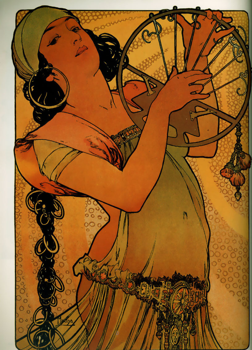 nouveaumucha's tweet photo. Salome #artbots #mucha https://t.co/uyIdASnz6s