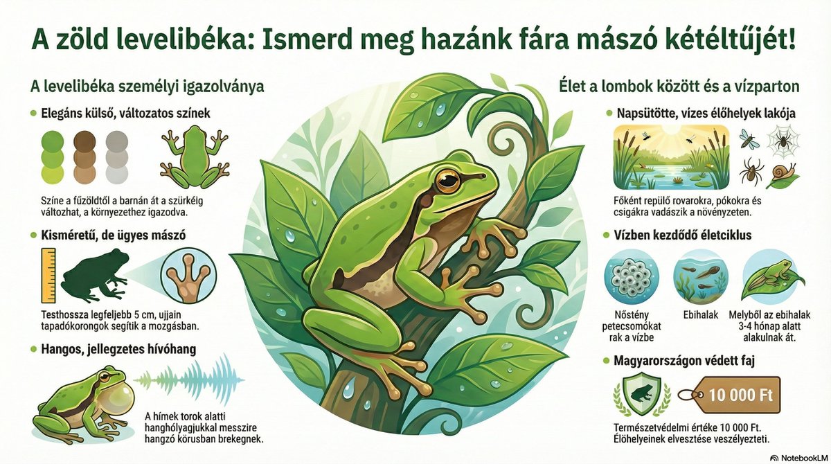 Mp3Pintyo's tweet image. Just tested the new infographic feature in NotebookLM and my mind is blown! 🤯 Turned my notes on the European Tree Frog into professional-grade visual summaries in seconds. From raw text to structured visual knowledge instantly. This is a total game-changer! 📷  #GoogleAI…