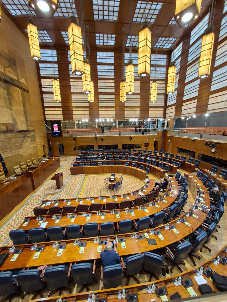 NNGG_CiudadLin's tweet photo. Hoy hemos estado #presentes en el pleno de la Asamblea de Madrid. Resumen: muchas preguntas de la izquierda caviar al ejecutivo y «francomodines», poca preocupación por los problemas reales de los madrileños. En fin, la #libertad seguirá avanzando en nuestra región con #GANAS💙💪🏽 https://t.co/1l8IM1ZfNw