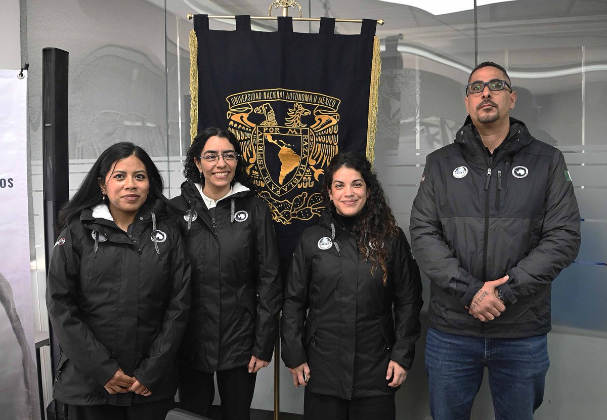 IIUNAM's tweet image. La UNAM inicia el desarrollo de las ciencias polares al enviar a un equipo científico a la Antártida, con lo cual lidera la Primera Campaña Científica Antártica Mexicana (CAMEX 1). #OrgulloUNAM goo.su/Pmiih