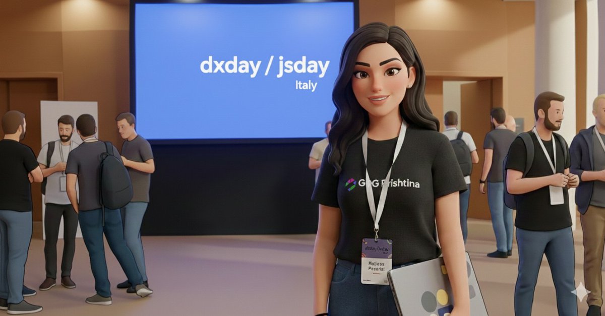 Kujtesa_pacariz's tweet image. 📍 Hi dxday/jsday community!

I’m super excited to attend dxday/jsday Italy 🇮🇹 — to learn from top JS experts, explore the latest tools, and connect with developers worldwide.

 Can’t wait to bring inspiration back to GDG Prishtina! 💛🌍👩🏻‍💻

#dxday #jsday #developercommunity