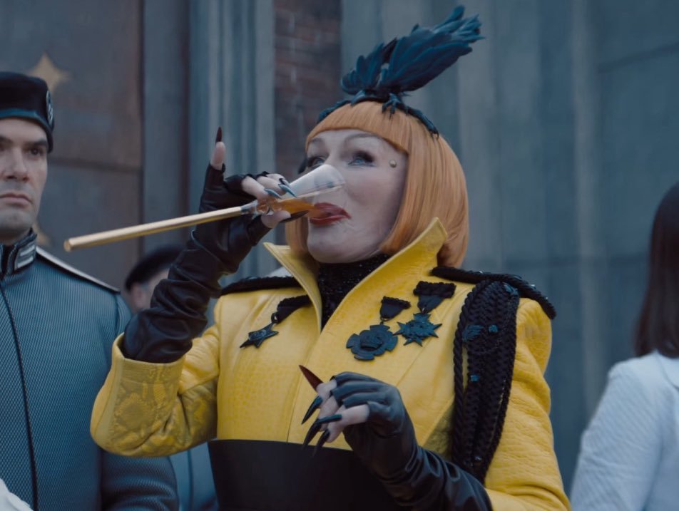 badpostclose's tweet image. When Glenn Close goes camp there are no limits