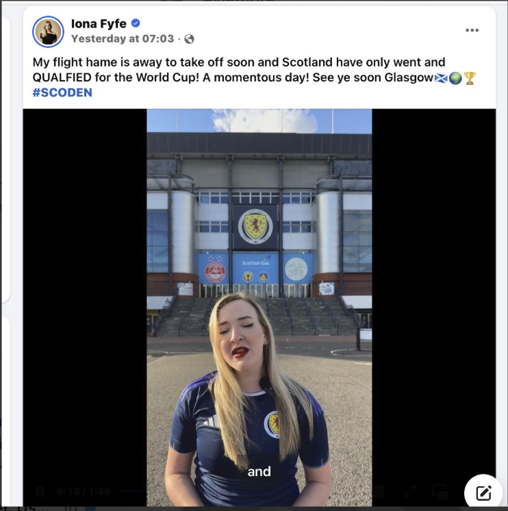 Maybe she should spend less time on Gaelic and brush up on her English. What a mess.🤦‍♂️