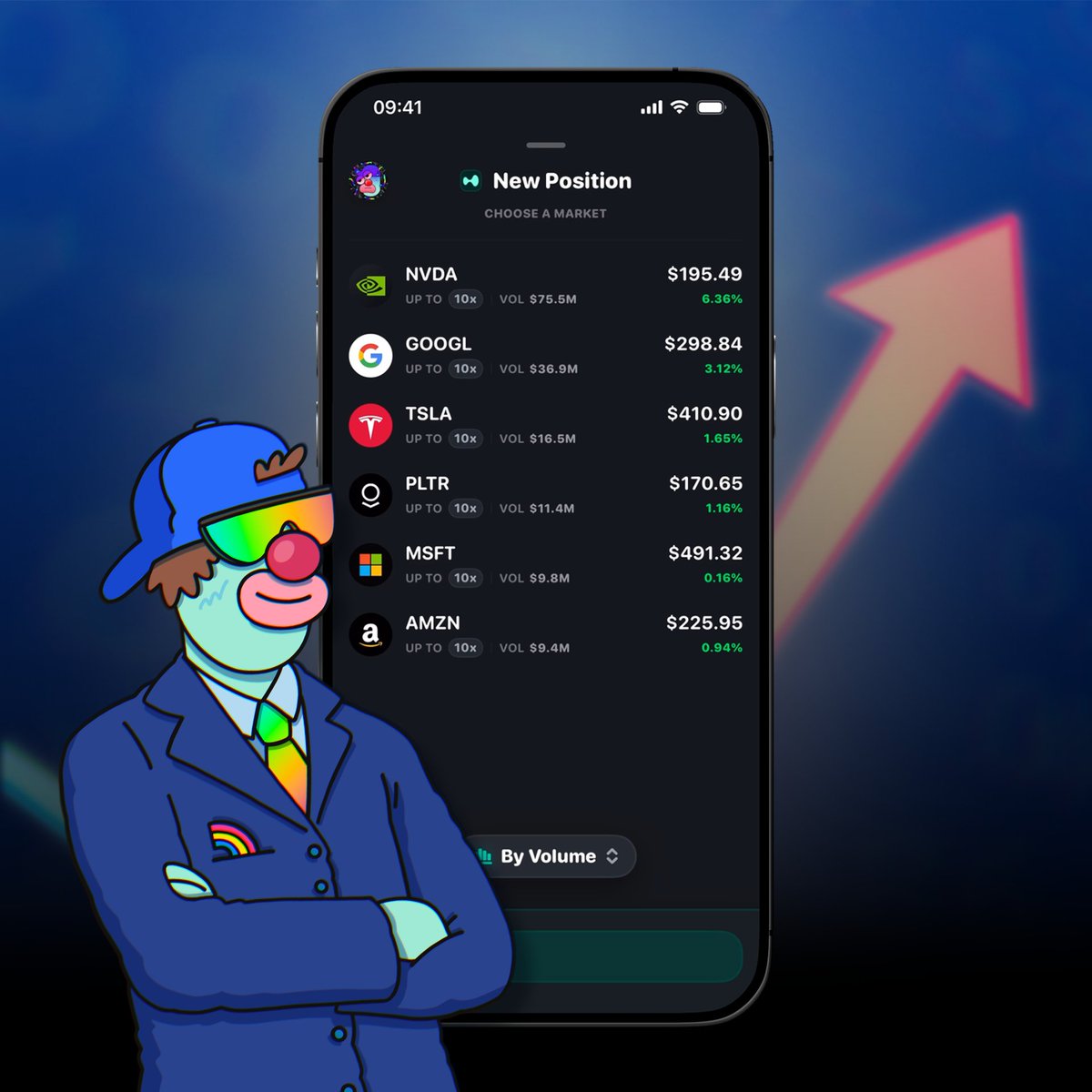 rainbowdotme's tweet image. Crypto market is keeping you down?

Stonks like $NVDA, $GOOGL and $TSLA been printing, and now you can trade them right from your Rainbow wallet!

Equity Perps are live — go long, go short, go stonks 🌈📈