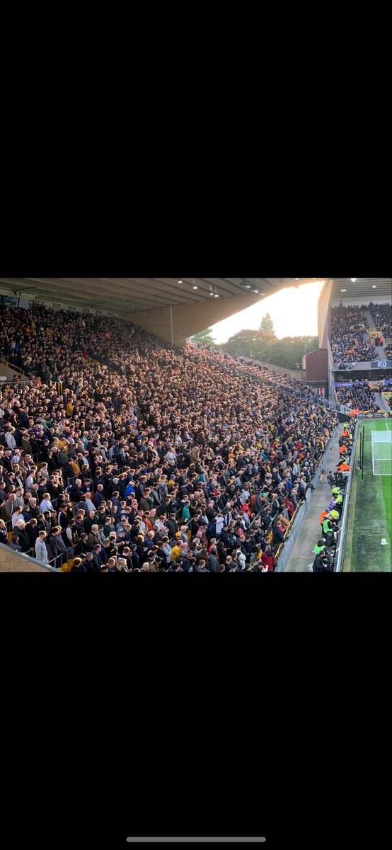WV1Rep's tweet image. No soulless chocolate factory-looking stadiums over here in the Black Country.

Yes, it needs work and a good lick of paint. But that aside, its importance, history, elegance, distinctiveness and passion all rolled into one to make it the place it is.

WV1. 🐺

#WWFC #Wolves