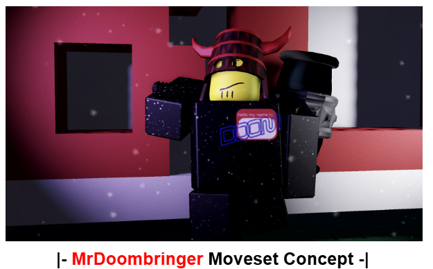 Buckethead1352's tweet image. My moveset concept of Doombringer i made for @TLRRoblox