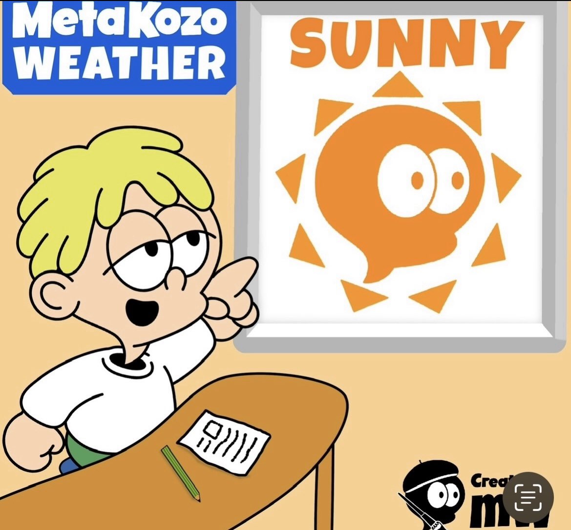 tetsuko0307's tweet image. 昨日最初手段ロキソニンを飲んだら、今朝は平熱より低くてビックリ😅
元気過ぎて病院行けない☺️
もう大丈夫かな🙆‍♀️
金曜日、頑張ろう！
#MetaKozo #Fables
#GM大作戦 #お天気Kozo
@youko_i1224 YoKoさん作💙