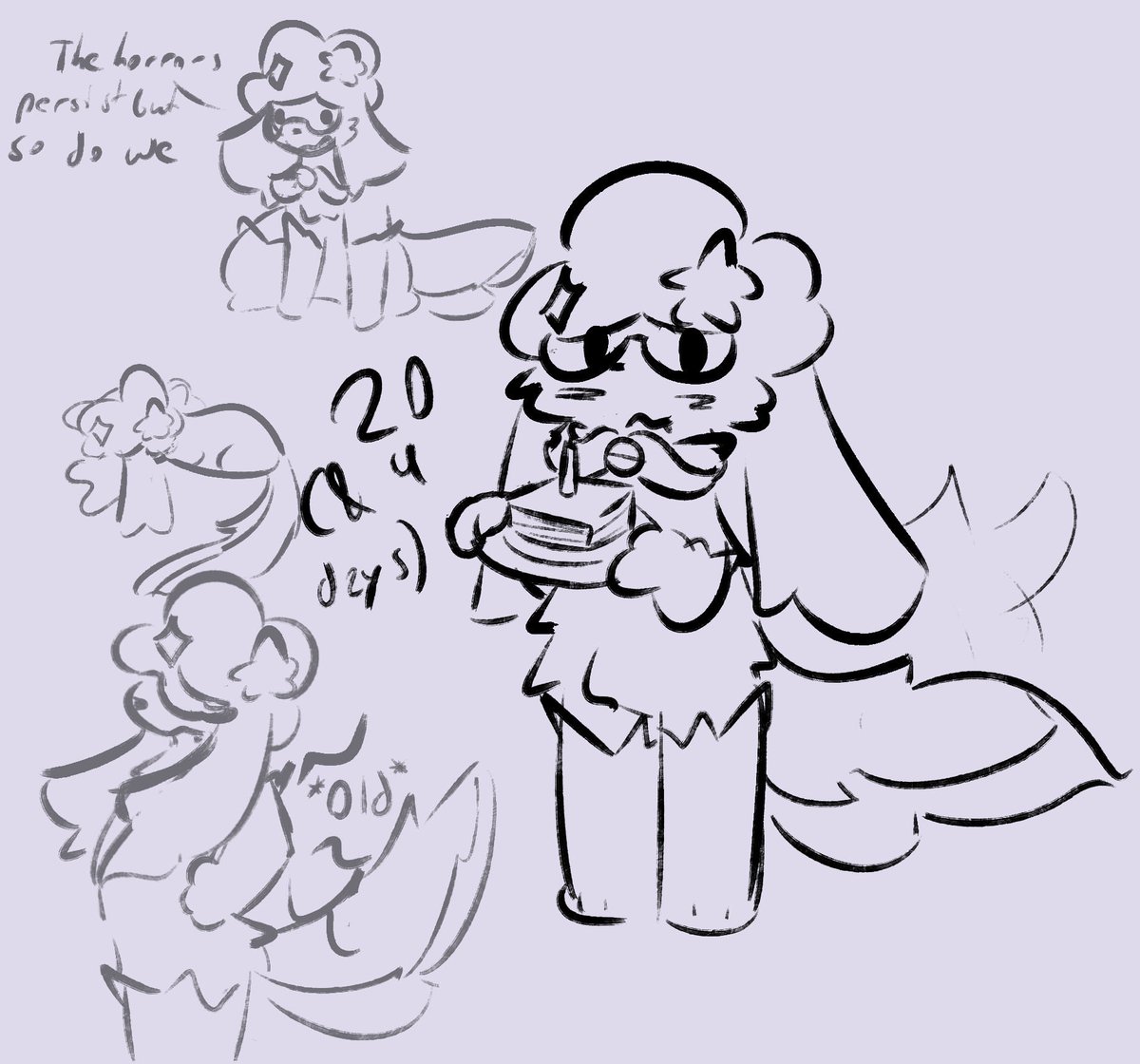 Forgot to do something for my birthday some days ago, so I made this this morning