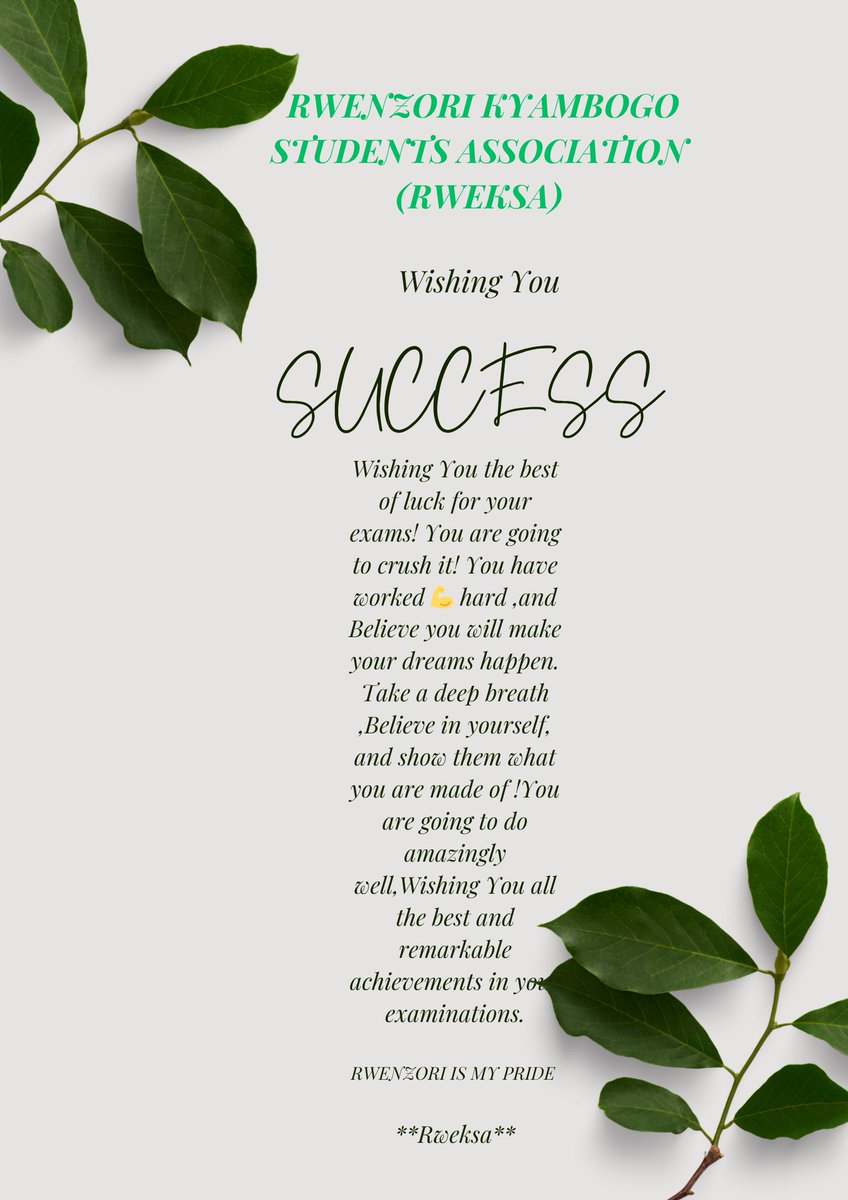 Rwenzori Kyambogo Students' Association tweet media