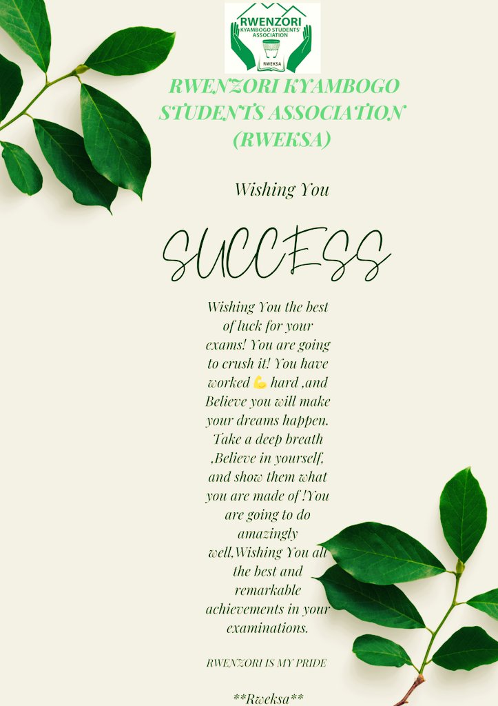 Rwenzori Kyambogo Students' Association tweet media