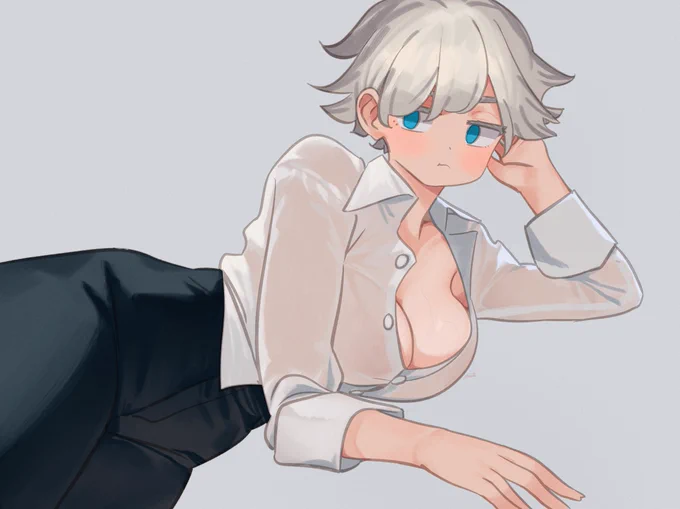 初めてボーイッシュ描いたかも。
